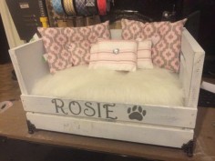Kitty bed or small dog bed by ForTheCrafty on Etsy