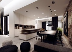Kler showroom interior design, dobrodzien. Rustic + contemporary