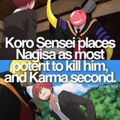 koro sensei animefacts