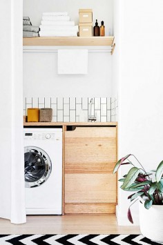 Laundry makeover.  Styling by Marsha Golemac. Photography by Brooke Holm.