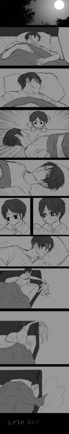 Levi and baby Eren // AoT