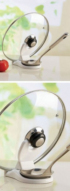 Lid/Spoon Rest // need this in my kitchen #product_design