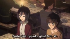 Life-changing announcement. | 17 Absurd “Attack On Titan” GIFs For Every Occasion