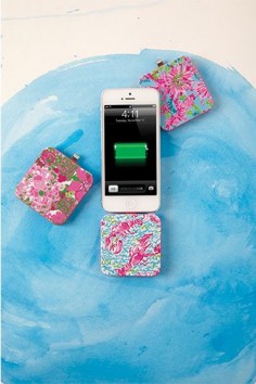 Lilly Pulitzer Portable iPhone 5/5S & 6 Charger $34