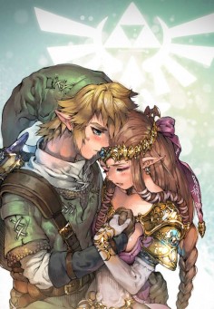 Link and Zelda cute but he has a GIRL FRIEND (in twilight princess