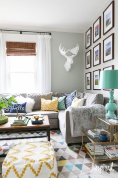 Living Room / Inspired by Charm Summer Home Tour 2015