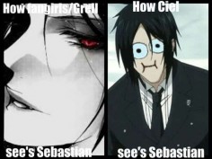 Lol  30% of the time he might see sebby like grell and us 