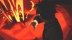 Look it's my favorite male character burning my favorite homunculus to death. Yay. Envy and Roy Mustang