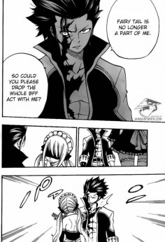 Lucy hits Gray -fairy tail (if Gray is evil then why did he let Lucy hit him. Gray probably couldn't ever hurt Lucy.