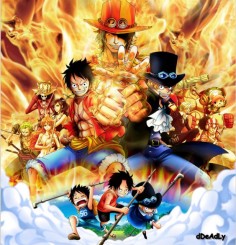 Luffy, Ace, and Sabo _One Piece