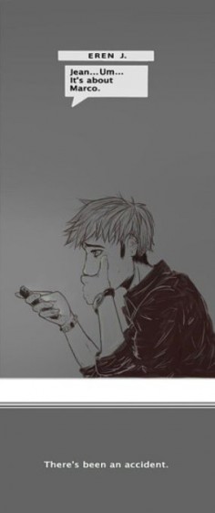 marco and jean | marco x jean | Tumblr|| It attack on titan they didn't have phones--of corse the DIDn't have phones