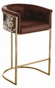 Metal frame bar stool