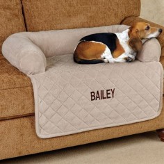 Microplush Quilted Pet Cover with Bolster
