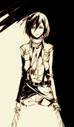 Mikasa - she's so awesome! Can't wait for the rest of Titans!