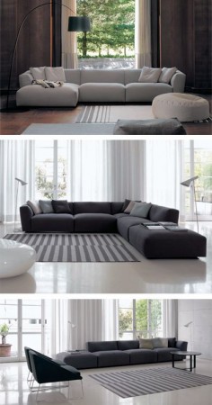 modern furniture & lighting | spencer interiors | modern Italian sectionals
