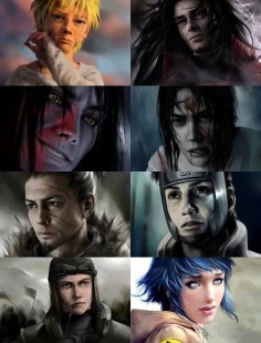 Naruto characters in real life