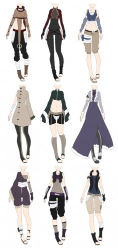 Naruto Outfit Adoptables 2 [CLOSED] by xNoakix3 on DeviantArt