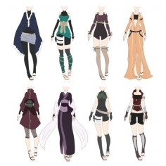 Naruto Outfit Adoptables 6 [CLOSED] by xNoakix3 on DeviantArt