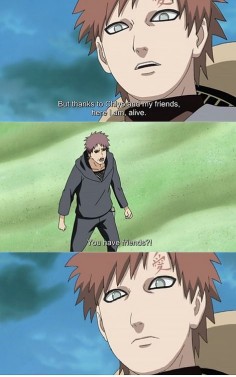 Naruto Shippuden » Humor » Moment | Gaara and this father: "You have friends?!" | #gaara #kazekage ~That's just cold, kazekage