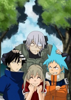 Naruto Soul Eater crossover! Love it, except in my opinion Maka is stronger than Sakura