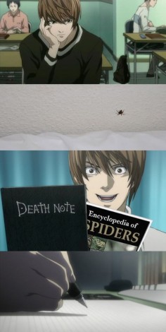 【 Otakus Understand 】 Otaku, Anime, meme, memes, funny, Death Note, Spiders