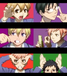 Ouran High School Host Club funny faces