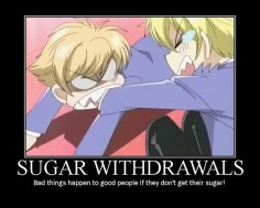 Ouran High school host club #sugar withdrawals #quote #anime that happened to my two devilish  24