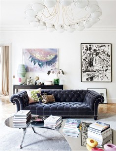  the sofa and the artwork