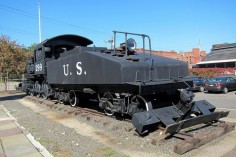 Paterson New Jersey Museum - One of the steam locomotives used to build the Panama Canal.