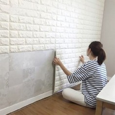 Peel & Stick Wallpaper Brick Design