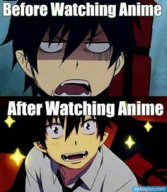 people who dont watch anime LOOK at his FACE AFTER WATCHING ANIME!!!