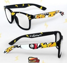 Pikachu Pokemon glasses by Ketchupize. Ooooh, I wish they had these available for prescription eyewear! :)