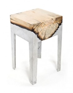 PIN 10 - How awesome is this! It's either some sort of bedside table or stool and it's so funky. It's rare to come across decor as unique as this. Great for an organic styled home. I love the contrast between the wood and the concrete. I would like to see this a bit bigger and use as a coffee table.