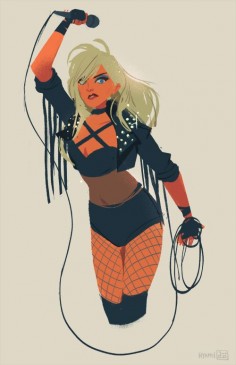 Pinup Arena • abbydraws: Black Canary quick drawing
