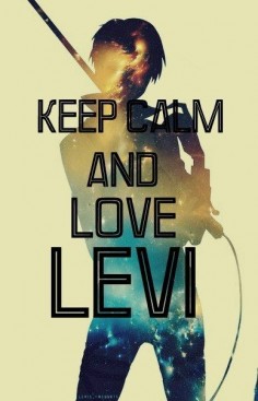 Please. I'm a fangirl, we don't do calm. But I will most definitely love Levi!!! #leviforthewin