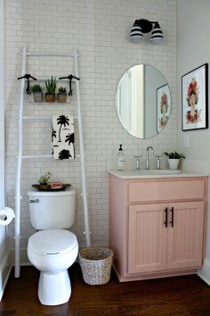 Powder Bathroom Makeover - Our Fifth House