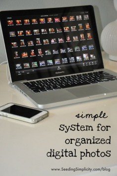 professional organizer's blog post on how to organize digital photos in 6 simple steps.