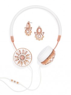 Rose Gold FRENDS x BaubleBar Layla Headphones Non-Jewelry | BaubleBar