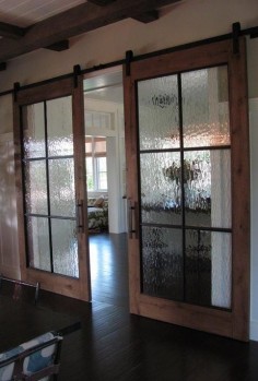 Rustic barn doors are the new rage when it comes to home decor.