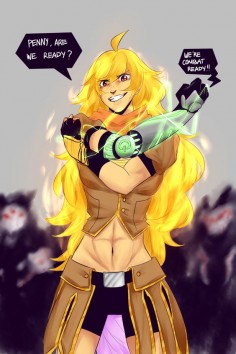 RWBY Yang with Penny Upgrade. This will never not be awesome.
