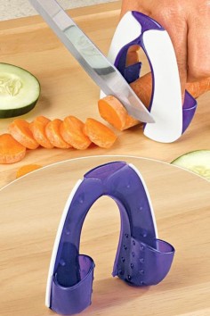 Safe Slice Knife Guard: Avoid Accidents, Increase Speed, and Improve Accuracy. Get Professional Results Without Professional Ability.