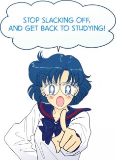 Sailor Mercury~ Ami Mizuno: Maybe I should hang this up in my room