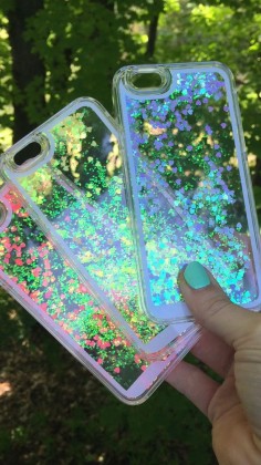 SALE: Liquid Holographic Glitter iPhone Case by TheBlingBling