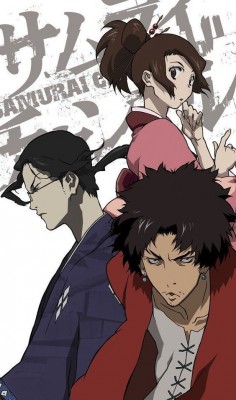 Samurai Champloo (2004–2005): sleek as hail animation + soundtrack, though one cannot be blamed for thinking that style took precedence over substance.