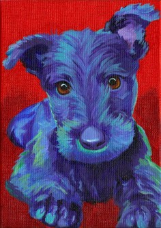 Scottie Dog Original Scottie Dog PRINT 8 x by CorinaStMartinArt, $