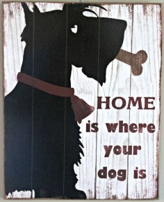 SCOTTISH TERRIER DOG decor collectable home accent hanging large scottie sign