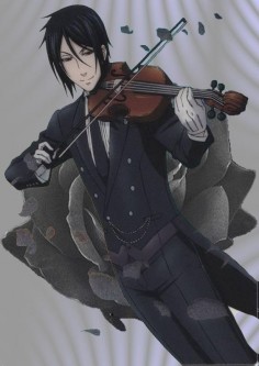Sebastian Michaelis: because he's practically perfect in every way. Great cook, butler, and violinist. ♥