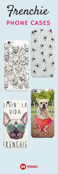 Seriously though, is there actually anything cuter than French Bulldogs? If you can't get enough, we've got #frenchie phone cases on Redbubble.