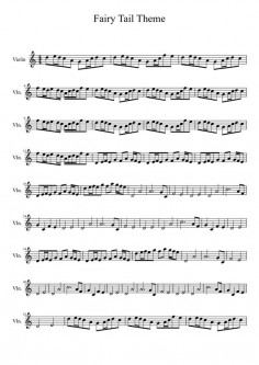 Sheet music made by DanSyo02 for Violin