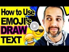 Snapchat Tutorial: How to Use Emoji's, Text, and Draw to make awesome snaps  - #snapattack